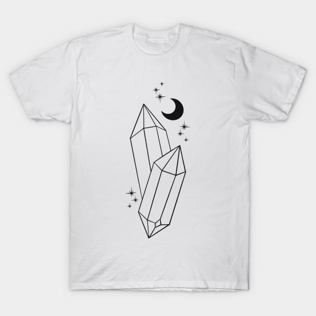 Crystal Art Halloween T-Shirt T-Shirt by OgogoPrintStudio